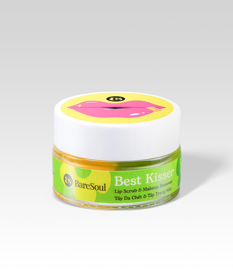 Tẩy da chết kiêm tẩy trang môi BareSoul Best Kisser Lip Scrub & Make Up Remover