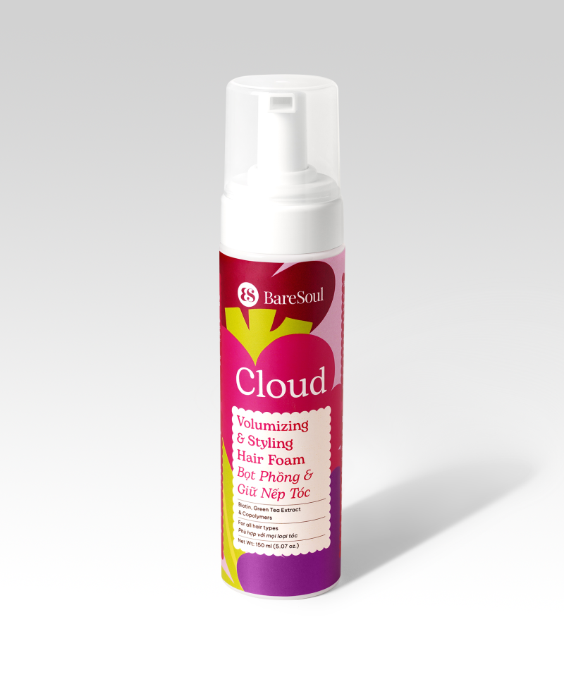 Bọt Phồng & Giữ Nếp Tóc BareSoul Cloud