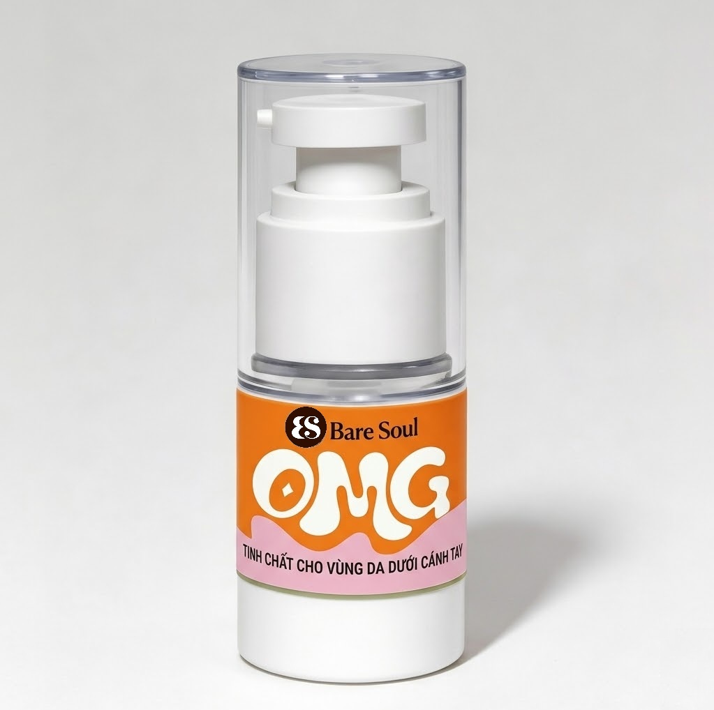 Serum Nách Khử Mùi & Dưỡng Sáng BareSoul OMG